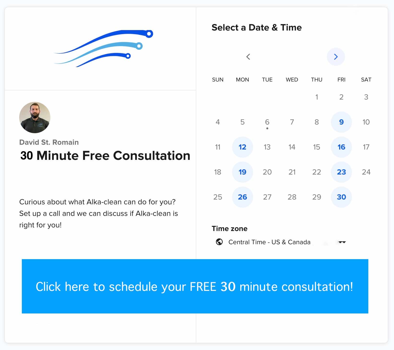 Schedule your FREE 30 minute consultation to get started.